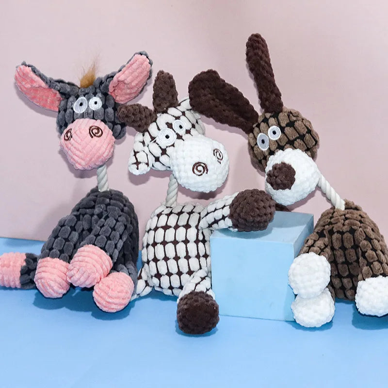 Donkey Shape Dog Plush