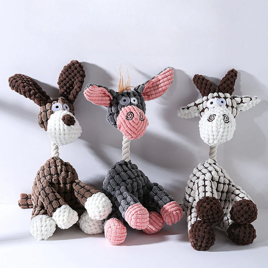 Donkey Shape Dog Plush